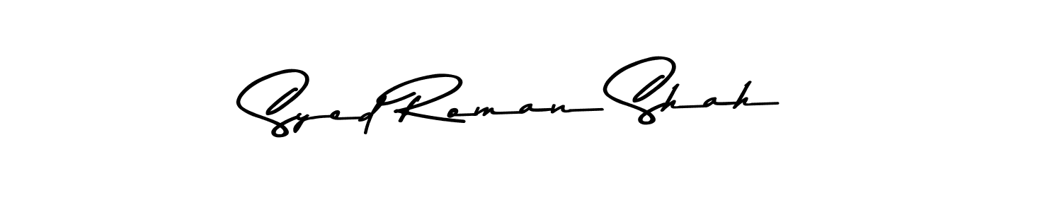 Similarly Asem Kandis PERSONAL USE is the best handwritten signature design. Signature creator online .You can use it as an online autograph creator for name Syed Roman Shah. Syed Roman Shah signature style 9 images and pictures png