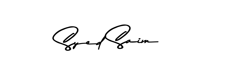 Similarly Asem Kandis PERSONAL USE is the best handwritten signature design. Signature creator online .You can use it as an online autograph creator for name Syed Saim. Syed Saim signature style 9 images and pictures png