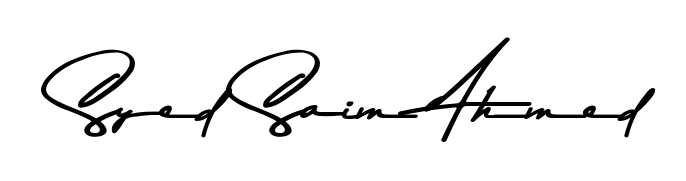 Elevate your brand with a stunning Syed Saim Ahmed eSignature. The Asem Kandis PERSONAL USE style provides a balanced, flowing aesthetic for everyday signing. Syed Saim Ahmed signature style 9 images and pictures png