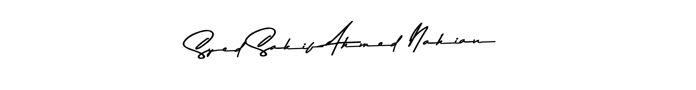 Here are the top 10 professional signature styles for the name Syed Sakif Ahmed Nahian. These are the best autograph styles you can use for your name. Syed Sakif Ahmed Nahian signature style 9 images and pictures png