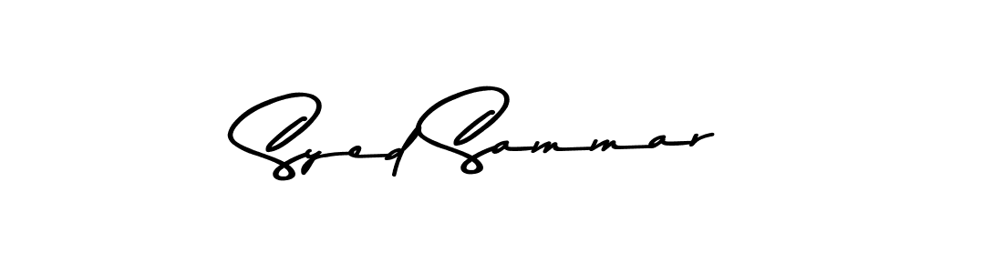 Design your own signature with our free online signature maker. With this signature software, you can create a handwritten (Asem Kandis PERSONAL USE) signature for name Syed Sammar. Syed Sammar signature style 9 images and pictures png