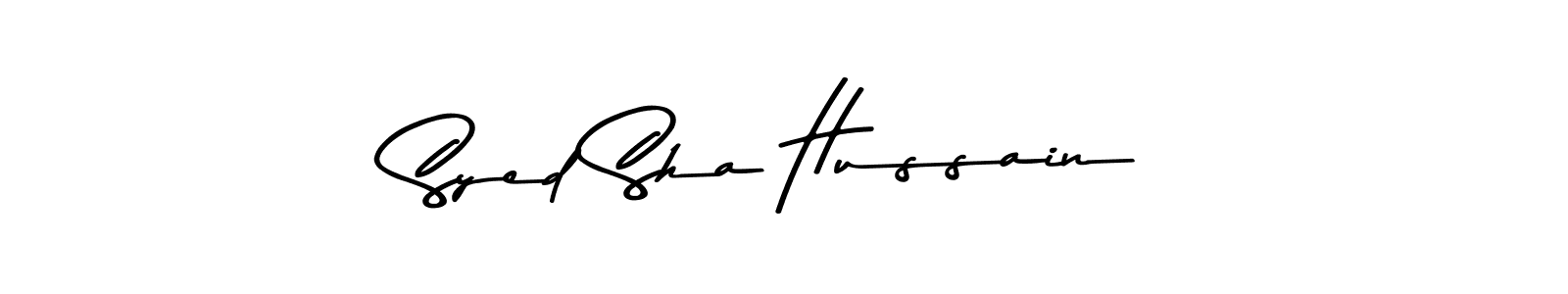 Syed Sha Hussain stylish signature style. Best Handwritten Sign (Asem Kandis PERSONAL USE) for my name. Handwritten Signature Collection Ideas for my name Syed Sha Hussain. Syed Sha Hussain signature style 9 images and pictures png