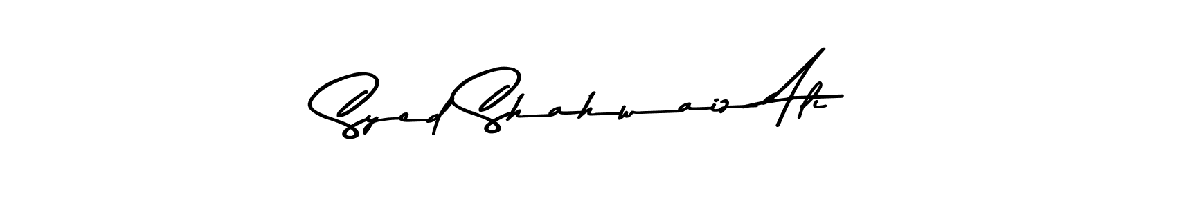 Use a signature maker to create a handwritten signature online. With this signature software, you can design (Asem Kandis PERSONAL USE) your own signature for name Syed Shahwaiz Ali. Syed Shahwaiz Ali signature style 9 images and pictures png