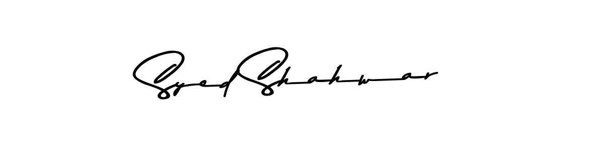 Syed Shahwar stylish signature style. Best Handwritten Sign (Asem Kandis PERSONAL USE) for my name. Handwritten Signature Collection Ideas for my name Syed Shahwar. Syed Shahwar signature style 9 images and pictures png