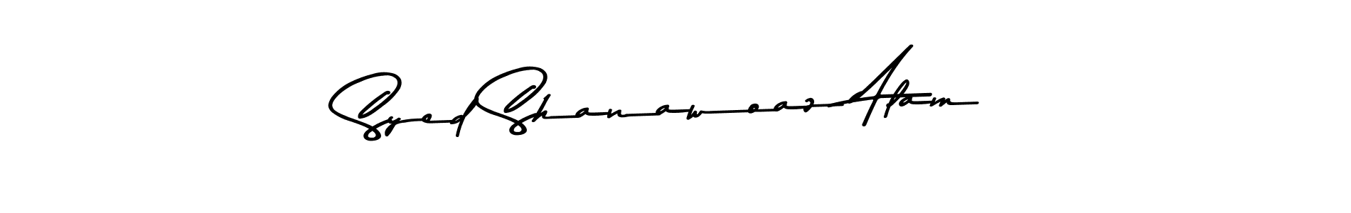 Syed Shanawoaz Alam stylish signature style. Best Handwritten Sign (Asem Kandis PERSONAL USE) for my name. Handwritten Signature Collection Ideas for my name Syed Shanawoaz Alam. Syed Shanawoaz Alam signature style 9 images and pictures png