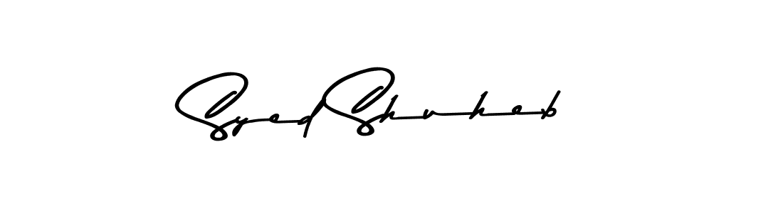 Syed Shuheb stylish signature style. Best Handwritten Sign (Asem Kandis PERSONAL USE) for my name. Handwritten Signature Collection Ideas for my name Syed Shuheb. Syed Shuheb signature style 9 images and pictures png