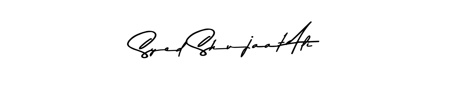 Use a signature maker to create a handwritten signature online. With this signature software, you can design (Asem Kandis PERSONAL USE) your own signature for name Syed Shujaat Ali. Syed Shujaat Ali signature style 9 images and pictures png