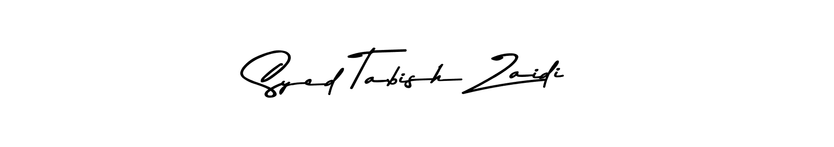 Make a beautiful signature design for name Syed Tabish Zaidi. Use this online signature maker to create a handwritten signature for free. Syed Tabish Zaidi signature style 9 images and pictures png