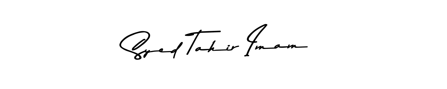 Make a beautiful signature design for name Syed Tahir Imam. Use this online signature maker to create a handwritten signature for free. Syed Tahir Imam signature style 9 images and pictures png