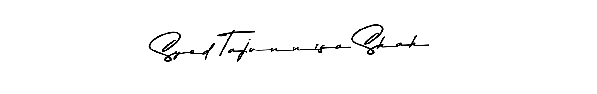 Use a signature maker to create a handwritten signature online. With this signature software, you can design (Asem Kandis PERSONAL USE) your own signature for name Syed Tajunnisa Shah. Syed Tajunnisa Shah signature style 9 images and pictures png
