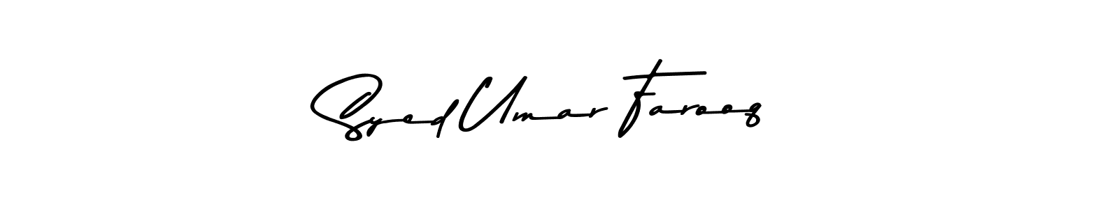 The best way (Asem Kandis PERSONAL USE) to make a short signature is to pick only two or three words in your name. The name Syed Umar Farooq include a total of six letters. For converting this name. Syed Umar Farooq signature style 9 images and pictures png