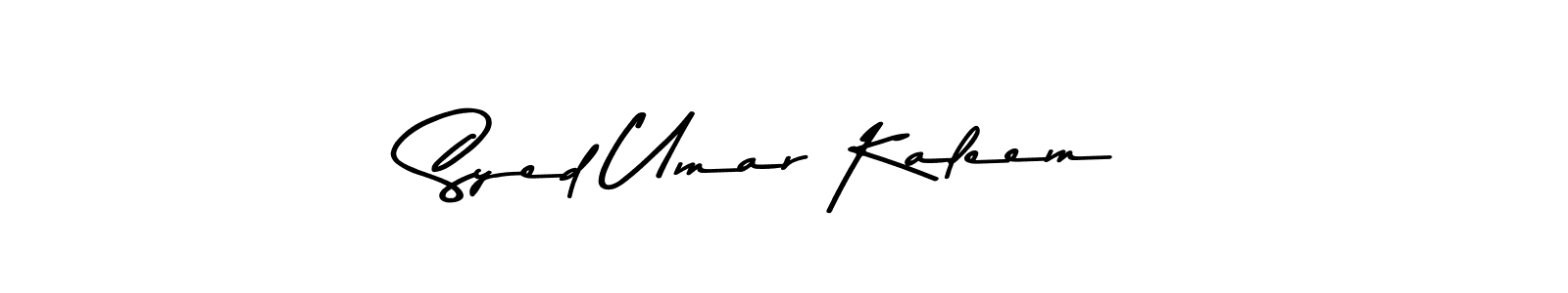 How to make Syed Umar Kaleem signature? Asem Kandis PERSONAL USE is a professional autograph style. Create handwritten signature for Syed Umar Kaleem name. Syed Umar Kaleem signature style 9 images and pictures png