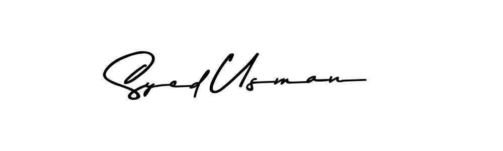 Also You can easily find your signature by using the search form. We will create Syed Usman name handwritten signature images for you free of cost using Asem Kandis PERSONAL USE sign style. Syed Usman signature style 9 images and pictures png