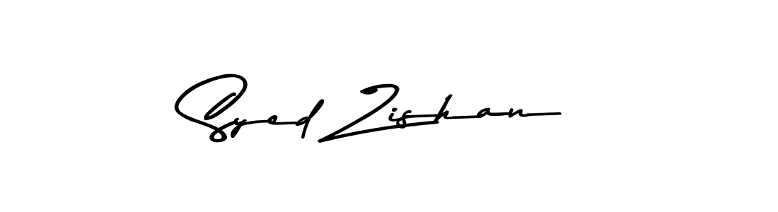Syed Zishan stylish signature style. Best Handwritten Sign (Asem Kandis PERSONAL USE) for my name. Handwritten Signature Collection Ideas for my name Syed Zishan. Syed Zishan signature style 9 images and pictures png