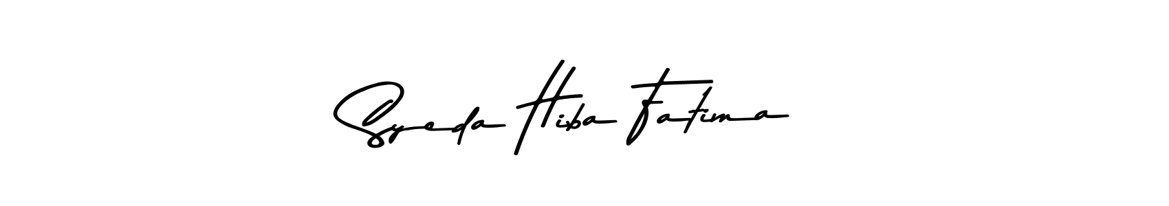 Use a signature maker to create a handwritten signature online. With this signature software, you can design (Asem Kandis PERSONAL USE) your own signature for name Syeda Hiba Fatima. Syeda Hiba Fatima signature style 9 images and pictures png