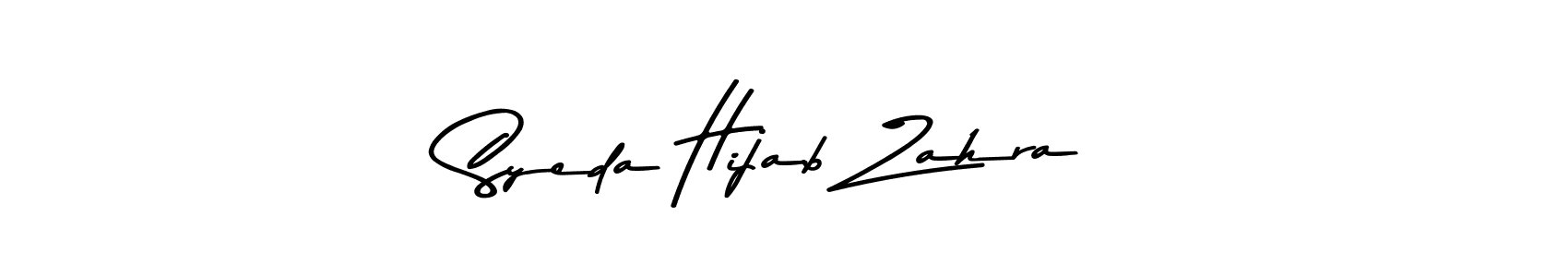 Make a beautiful signature design for name Syeda Hijab Zahra. Use this online signature maker to create a handwritten signature for free. Syeda Hijab Zahra signature style 9 images and pictures png