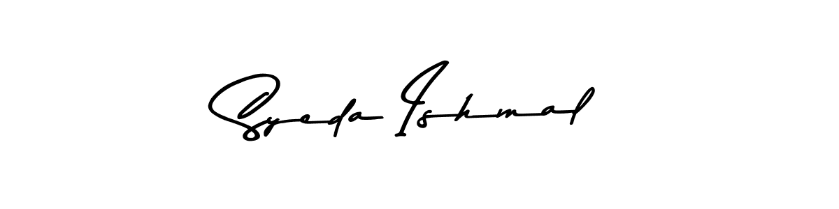Use a signature maker to create a handwritten signature online. With this signature software, you can design (Asem Kandis PERSONAL USE) your own signature for name Syeda Ishmal. Syeda Ishmal signature style 9 images and pictures png