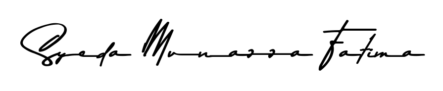 Get an exclusive digital autograph for Syeda Munazza Fatima. The Asem Kandis PERSONAL USE typeface captures the charm of real penmanship on paper. Syeda Munazza Fatima signature style 9 images and pictures png