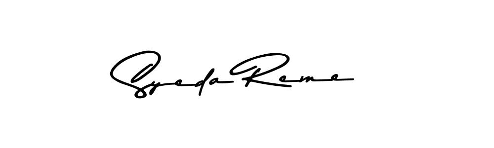 Asem Kandis PERSONAL USE is a professional signature style that is perfect for those who want to add a touch of class to their signature. It is also a great choice for those who want to make their signature more unique. Get Syeda Reme name to fancy signature for free. Syeda Reme signature style 9 images and pictures png