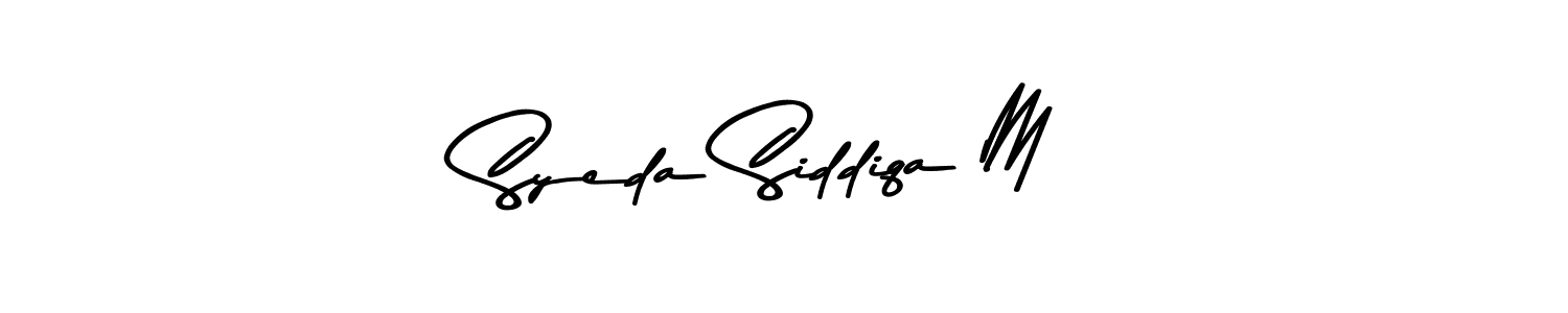 This is the best signature style for the Syeda Siddiqa M name. Also you like these signature font (Asem Kandis PERSONAL USE). Mix name signature. Syeda Siddiqa M signature style 9 images and pictures png