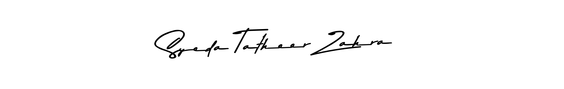Also we have Syeda Tatheer Zahra name is the best signature style. Create professional handwritten signature collection using Asem Kandis PERSONAL USE autograph style. Syeda Tatheer Zahra signature style 9 images and pictures png