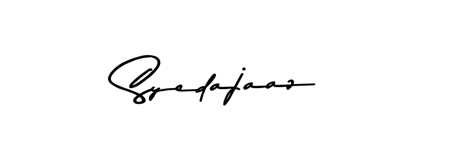 Design your own signature with our free online signature maker. With this signature software, you can create a handwritten (Asem Kandis PERSONAL USE) signature for name Syedajaaz. Syedajaaz signature style 9 images and pictures png