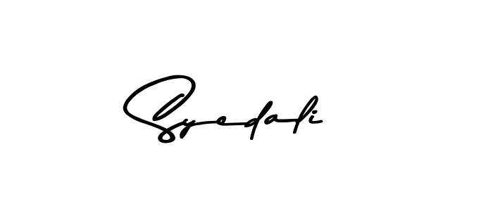 Make a beautiful signature design for name Syedali. Use this online signature maker to create a handwritten signature for free. Syedali signature style 9 images and pictures png