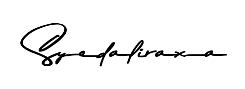 A stylish, flowing autograph style designed for name Syedaliraxa using Asem Kandis PERSONAL USE typography. Perfect for digital creative projects. Syedaliraxa signature style 9 images and pictures png