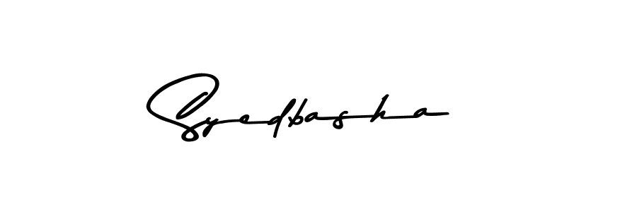 Create a beautiful signature design for name Syedbasha. With this signature (Asem Kandis PERSONAL USE) fonts, you can make a handwritten signature for free. Syedbasha signature style 9 images and pictures png