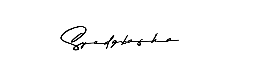Use a signature maker to create a handwritten signature online. With this signature software, you can design (Asem Kandis PERSONAL USE) your own signature for name Syedgbasha. Syedgbasha signature style 9 images and pictures png