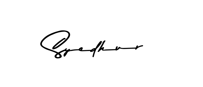 How to make Syedhur signature? Asem Kandis PERSONAL USE is a professional autograph style. Create handwritten signature for Syedhur name. Syedhur signature style 9 images and pictures png