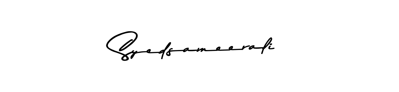You should practise on your own different ways (Asem Kandis PERSONAL USE) to write your name (Syedsameerali) in signature. don't let someone else do it for you. Syedsameerali signature style 9 images and pictures png