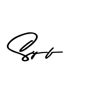 if you are searching for the best signature style for your name Syf. so please give up your signature search. here we have designed multiple signature styles  using Asem Kandis PERSONAL USE. Syf signature style 9 images and pictures png