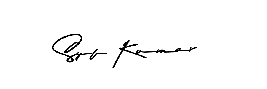 Syf Kumar stylish signature style. Best Handwritten Sign (Asem Kandis PERSONAL USE) for my name. Handwritten Signature Collection Ideas for my name Syf Kumar. Syf Kumar signature style 9 images and pictures png