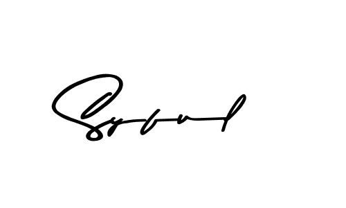 You should practise on your own different ways (Asem Kandis PERSONAL USE) to write your name (Syful) in signature. don't let someone else do it for you. Syful signature style 9 images and pictures png