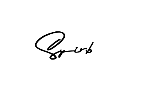 Also we have Syirb name is the best signature style. Create professional handwritten signature collection using Asem Kandis PERSONAL USE autograph style. Syirb signature style 9 images and pictures png