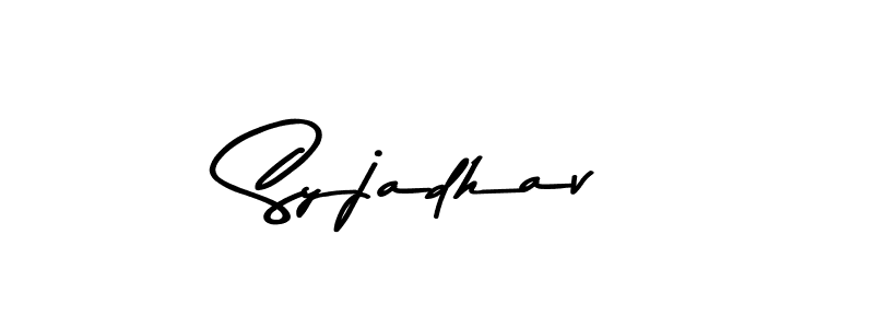 Make a beautiful signature design for name Syjadhav. Use this online signature maker to create a handwritten signature for free. Syjadhav signature style 9 images and pictures png