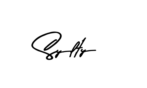 How to make Sylty signature? Asem Kandis PERSONAL USE is a professional autograph style. Create handwritten signature for Sylty name. Sylty signature style 9 images and pictures png