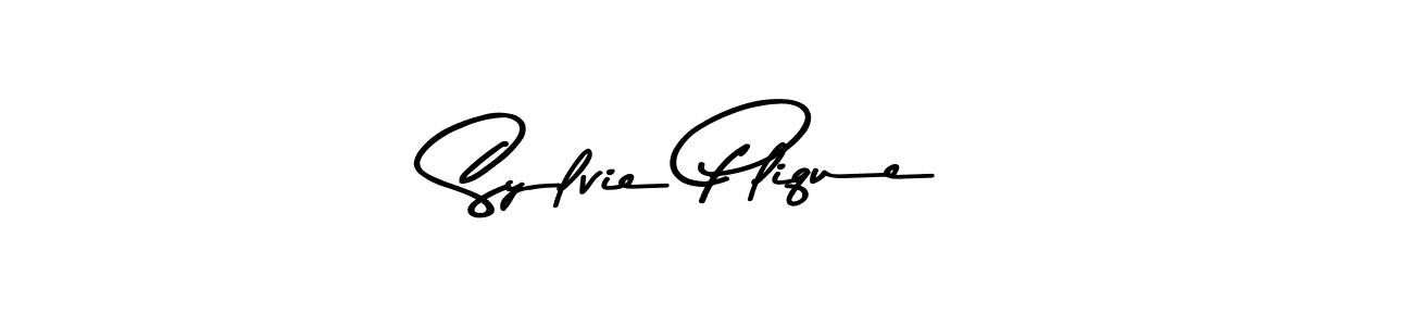Make a beautiful signature design for name Sylvie Plique. With this signature (Asem Kandis PERSONAL USE) style, you can create a handwritten signature for free. Sylvie Plique signature style 9 images and pictures png