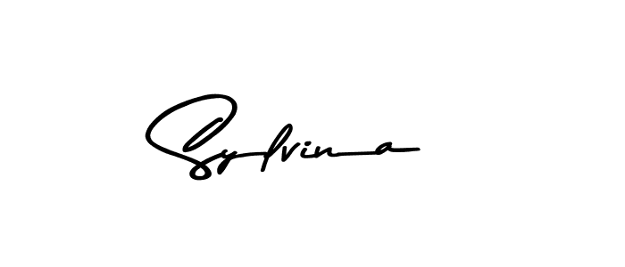 Make a beautiful signature design for name Sylvina. Use this online signature maker to create a handwritten signature for free. Sylvina signature style 9 images and pictures png