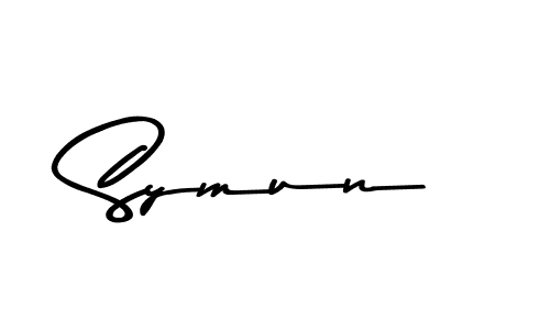 The best way (Asem Kandis PERSONAL USE) to make a short signature is to pick only two or three words in your name. The name Symun include a total of six letters. For converting this name. Symun signature style 9 images and pictures png