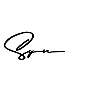 if you are searching for the best signature style for your name Syn. so please give up your signature search. here we have designed multiple signature styles  using Asem Kandis PERSONAL USE. Syn signature style 9 images and pictures png