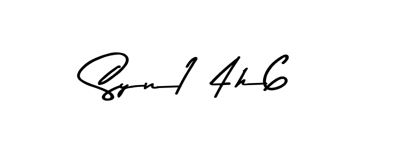 Make a beautiful signature design for name Syn1 4h6. Use this online signature maker to create a handwritten signature for free. Syn1 4h6 signature style 9 images and pictures png