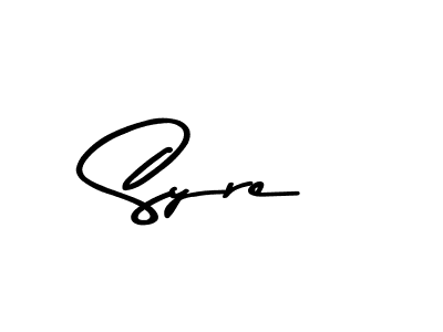 Syre stylish signature style. Best Handwritten Sign (Asem Kandis PERSONAL USE) for my name. Handwritten Signature Collection Ideas for my name Syre. Syre signature style 9 images and pictures png