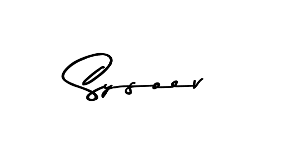 How to make Sysoev signature? Asem Kandis PERSONAL USE is a professional autograph style. Create handwritten signature for Sysoev name. Sysoev signature style 9 images and pictures png