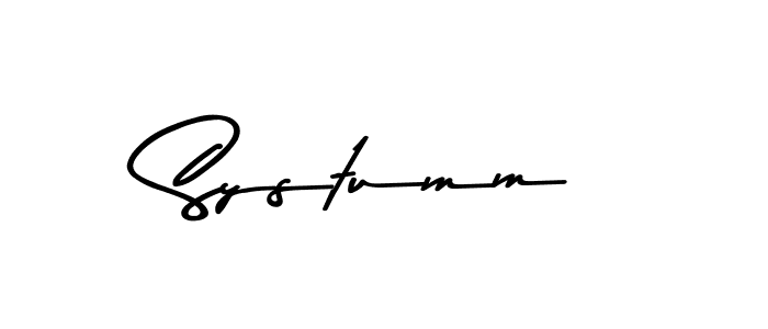 The best way (Asem Kandis PERSONAL USE) to make a short signature is to pick only two or three words in your name. The name Systumm include a total of six letters. For converting this name. Systumm signature style 9 images and pictures png