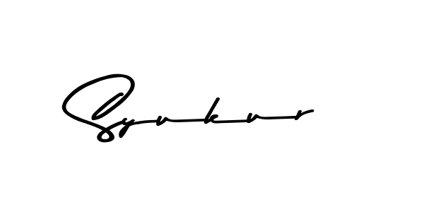 Syukur stylish signature style. Best Handwritten Sign (Asem Kandis PERSONAL USE) for my name. Handwritten Signature Collection Ideas for my name Syukur. Syukur signature style 9 images and pictures png