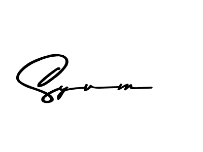 The best way (Asem Kandis PERSONAL USE) to make a short signature is to pick only two or three words in your name. The name Syum include a total of six letters. For converting this name. Syum signature style 9 images and pictures png