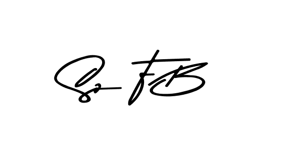 The best way (Asem Kandis PERSONAL USE) to make a short signature is to pick only two or three words in your name. The name Sz F B include a total of six letters. For converting this name. Sz F B signature style 9 images and pictures png