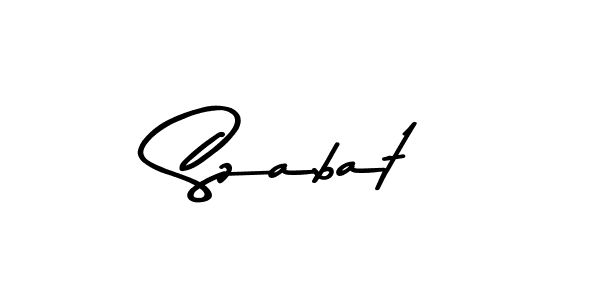 Similarly Asem Kandis PERSONAL USE is the best handwritten signature design. Signature creator online .You can use it as an online autograph creator for name Szabat. Szabat signature style 9 images and pictures png